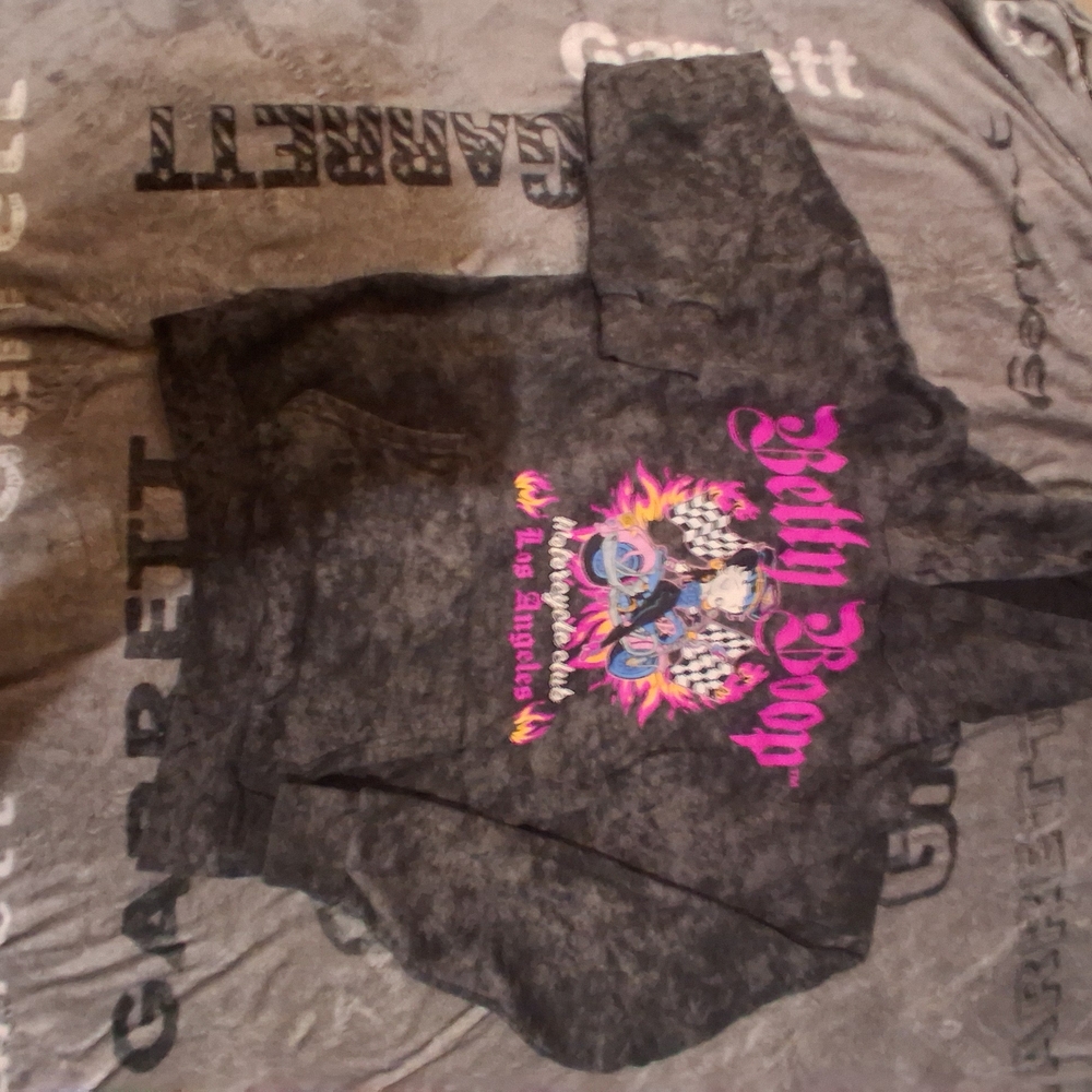 Betty Boop Black and Pink Sweatshirt
